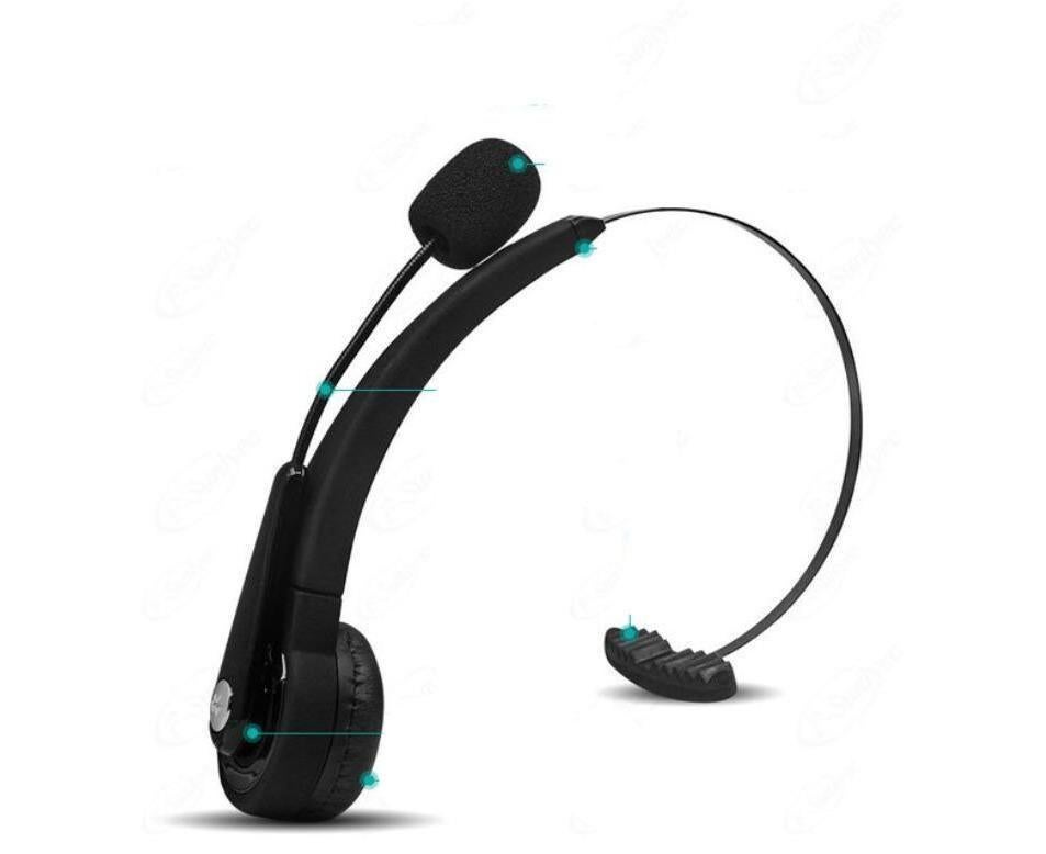 Comfort-Fit,Foldable Headset with Flexible Noise-Cancelling Microphone V1263-JX-984