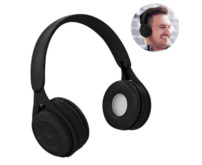 Bluetooth Over Ear Headphones - Soft Earmuffs - Built-in Mic Bluetooth 5.0 V1263-JX-990