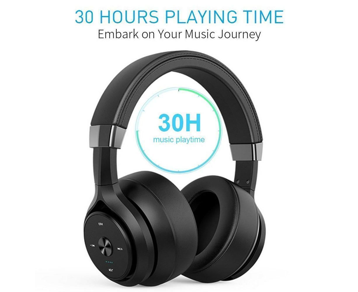 Active Noise Cancelling Bluetooth Headphones Over Ear with Microphone V1263-JX-991
