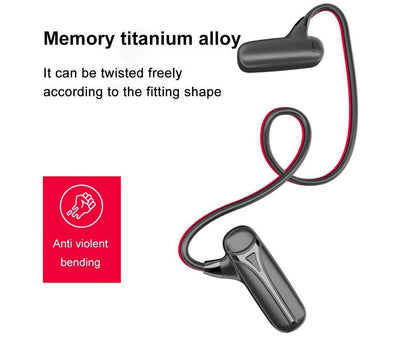 Bone Conduction Headphones - Open Ear - Waterproof Bluetooth 5.0 Headset with Mic V1263-JX-997