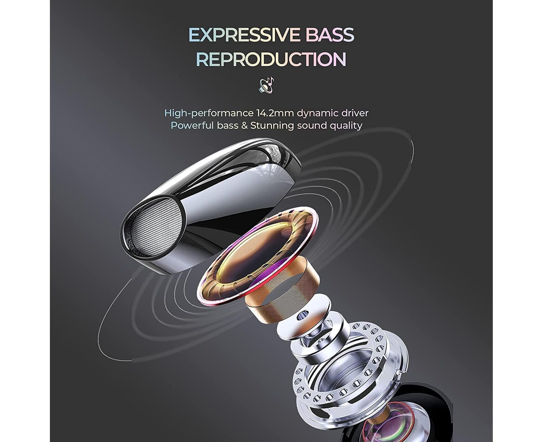 Wired Earbuds with Microphone High-resolution Audio Headphones V1263-JX-998