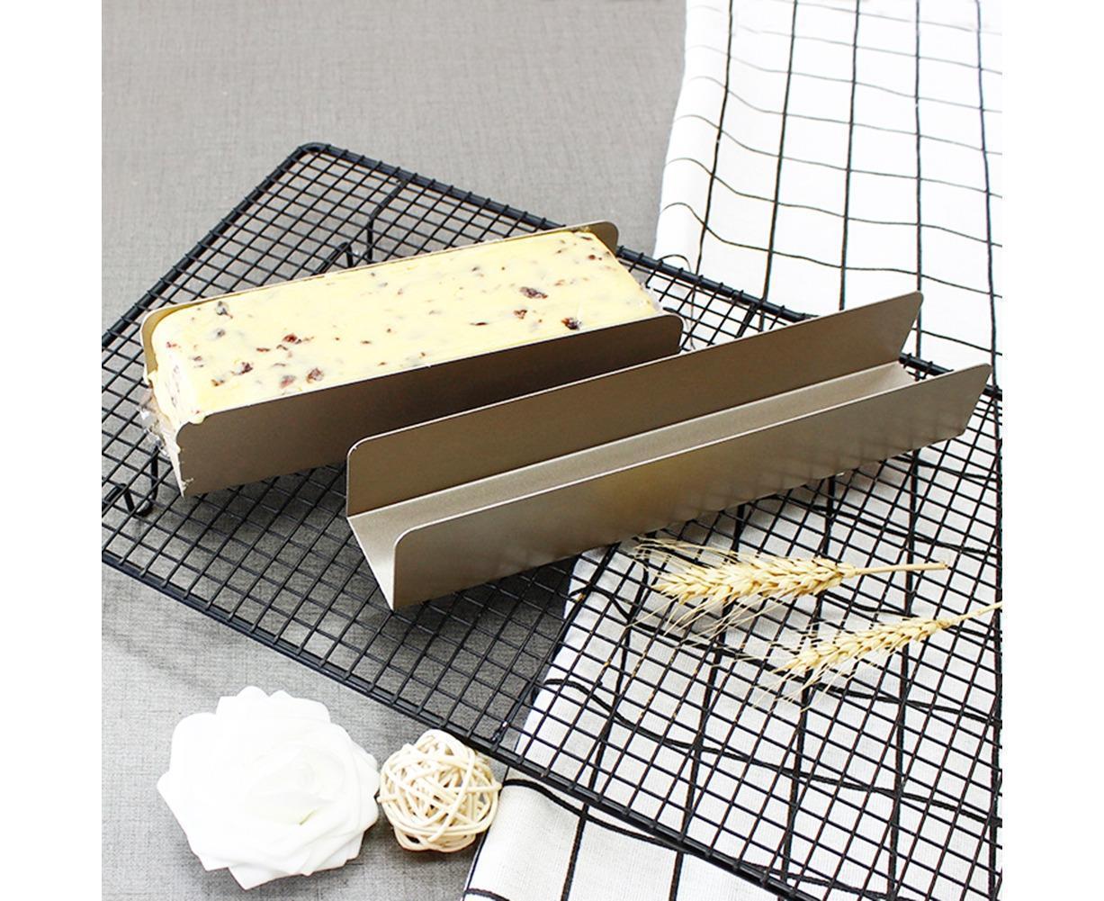 Non Stick Cake Mold Biscuit Bread Cookie Baguette Toast U Shape Baking Tool-Short V1263-JX-999