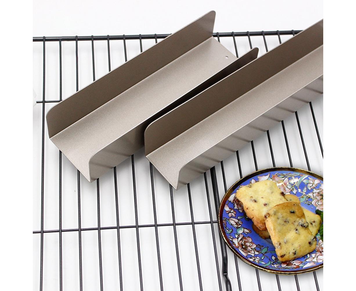 Non Stick Cake Mold Biscuit Bread Cookie Baguette Toast U Shape Baking Tool-Short V1263-JX-999