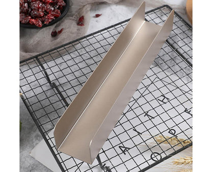 Non Stick Cake Mold Biscuit Bread Cookie Baguette Toast U Shape Baking Tool-Short V1263-JX-999