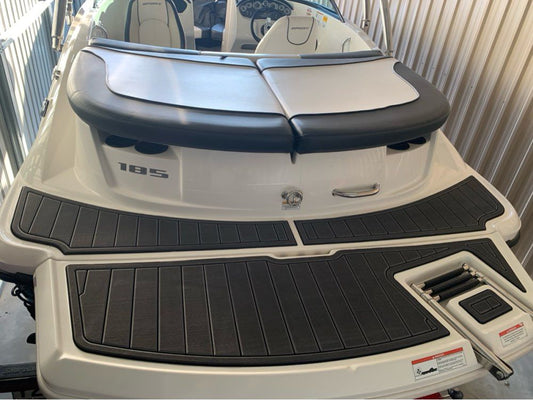 2008-2012 Sea Ray 185 Sport Swim Platform Pad Boat EVA Foam Teak Deck Floor Mat SeaDek MarineMat Gatorstep V1264-20260416-V004