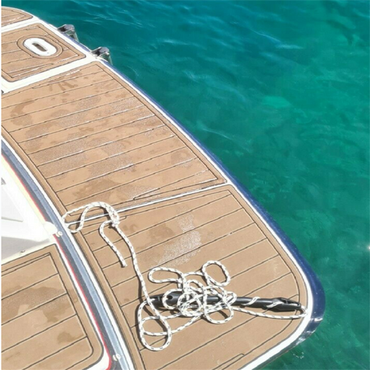 2001 Four Winns 248 Vista Swim Platform Boat EVA Faux Foam Teak Deck Floor Pad SeaDek MarineMat Gatorstep V1264-20260416-V007
