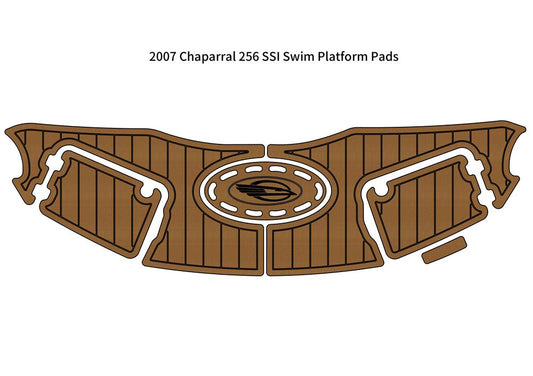 2007 Chaparral 256 SSI Swim Platform Pad Boat EVA Foam Teak Deck Floor Pad Mat SeaDek MarineMat Gatorstep V1264-20260420-V013