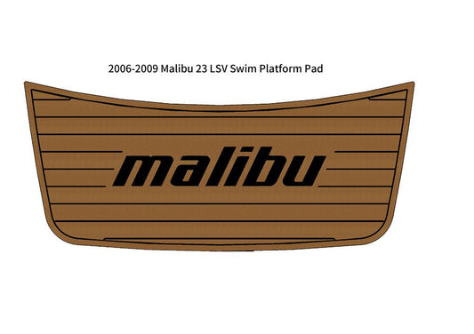 2006-2009 Malibu 23 LSV Swim Platform Step Pad Boat EVA Foam Teak Deck Floor Mat SeaDek MarineMat Gatorstep V1264-20260421-V031