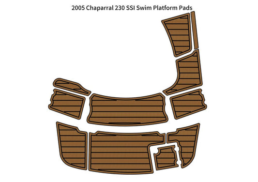 2005 Chaparral 230 SSI Swim Platform Step Boat EVA Foam Teak Deck Floor Pad Mat SeaDek MarineMat Gatorstep V1264-20260421-V041