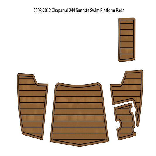 2008-2012 Chaparral 244 Sunesta Swim Platform Boat EVA Foam Teak Deck Floor Pad SeaDek MarineMat Gatorstep V1264-20260421-V042
