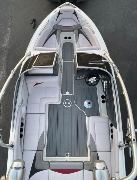 2006-2012 Mastercraft X15 Cockpit Pad Boat EVA Foam Faux Teak Deck Floor Mat SeaDek MarineMat Gatorstep Style V1264-20260421-V055