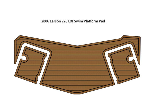 2006 Larson 228 LXI Swim Platform Step Pad Boat EVA Foam Teak Deck Floor Mat SeaDek MarineMat Gatorstep Style V1264-20260422-V065