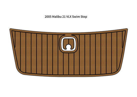 2005 Malibu 21 VLX Swim Platform Step Pad Boat EVA Foam Faux Teak Deck Floor Mat SeaDek MarineMat Gatorstep V1264-20260422-V066