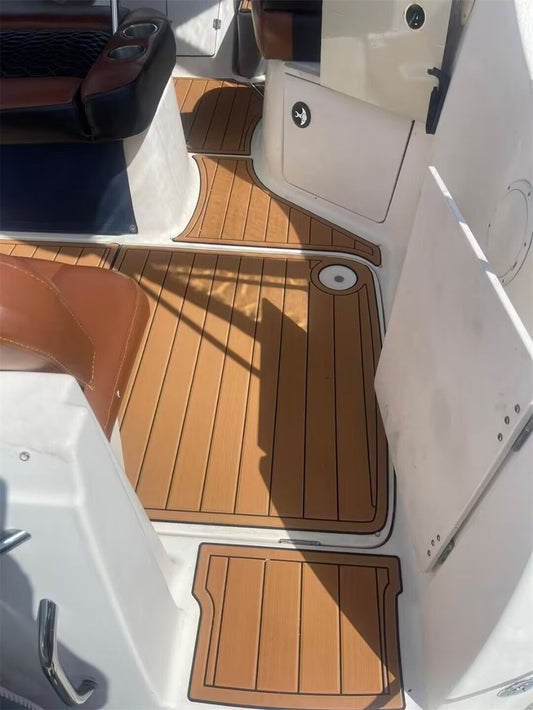 2003 Bayliner 245 SB Swim Platform Cockpit Boat EVA Foam Teak Deck Floor Pad Mat SeaDek MarineMat Gatorstep V1264-20260423-V078