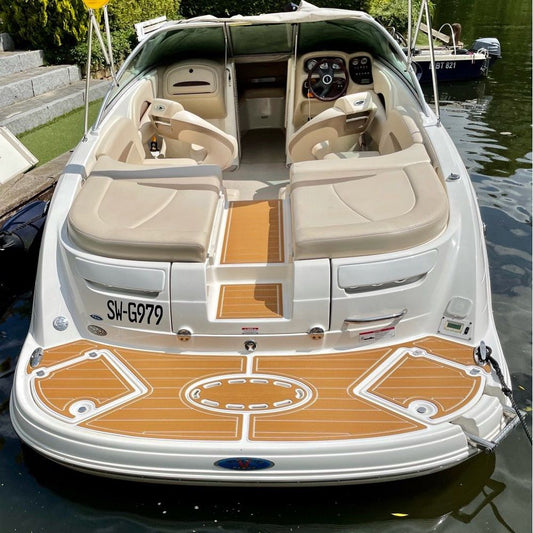 2008 Chaparral 236 SSI Swim Platform Pad Boat EVA Foam Teak Deck Floor Pad Mat SeaDek MarineMat Gatorstep V1264-20260423-V082
