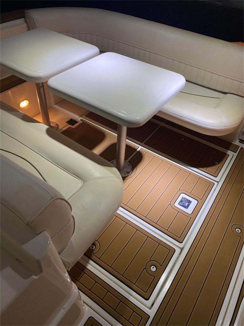 2000 Cruiser Yachts 3075 Express Swim Platform Cockpit Pad Boat EVA Teak Floor SeaDek MarineMat Gatorstep V1264-20260423-V089