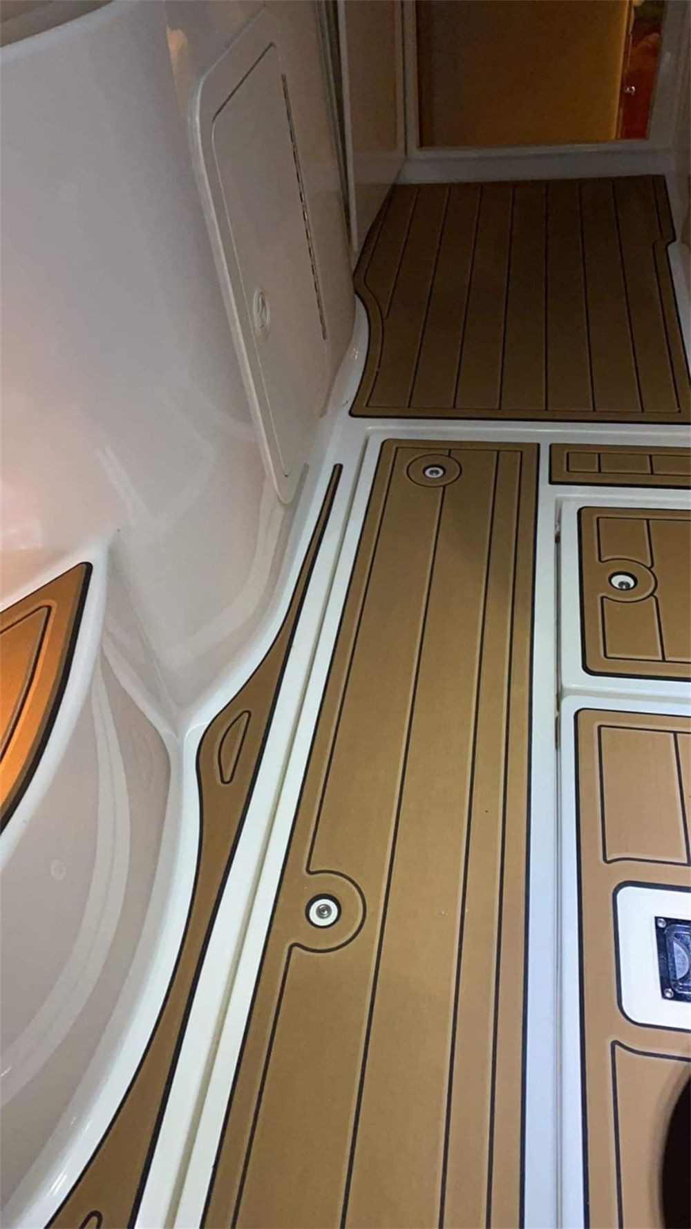 2000 Cruiser Yachts 3075 Express Swim Platform Cockpit Pad Boat EVA Teak Floor SeaDek MarineMat Gatorstep V1264-20260423-V089