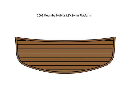 2002 Moomba Mobius LSV Swim Platform Step Pad Boat EVA Foam Teak Deck Floor Mat SeaDek MarineMat Gatorstep V1264-20260423-V100
