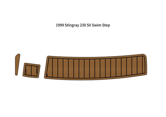 1999 Stingray 230 SX Swim Platform Step Pad Boat EVA Foam Teak Deck Floor Mat SeaDek MarineMat Gatorstep V1264-20260427-V109