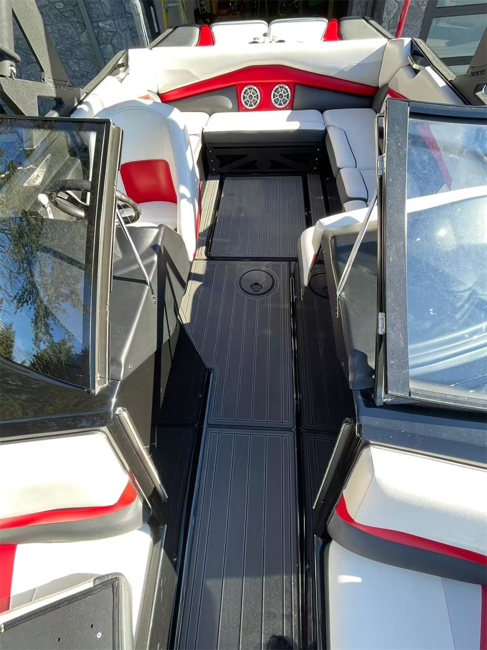 2015-2017 AXIS A22 Swim Platform Cockpit Pad Boat EVA Foam Teak Deck Floor Mat SeaDek MarineMat Style Self V1264-20260427-V112