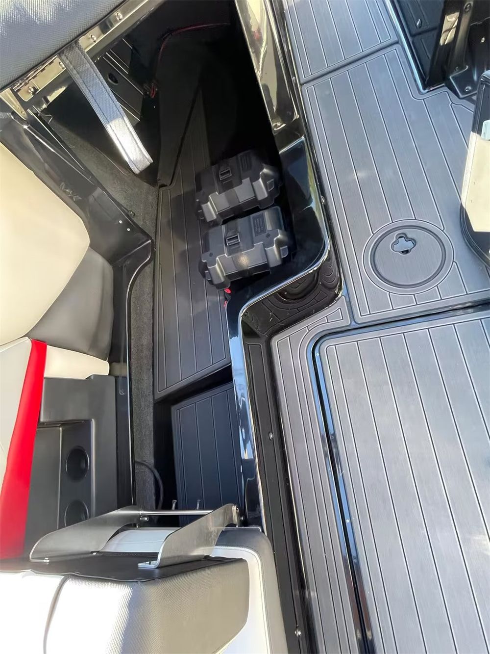 2015-2017 AXIS A22 Swim Platform Cockpit Pad Boat EVA Foam Teak Deck Floor Mat SeaDek MarineMat Style Self V1264-20260427-V112