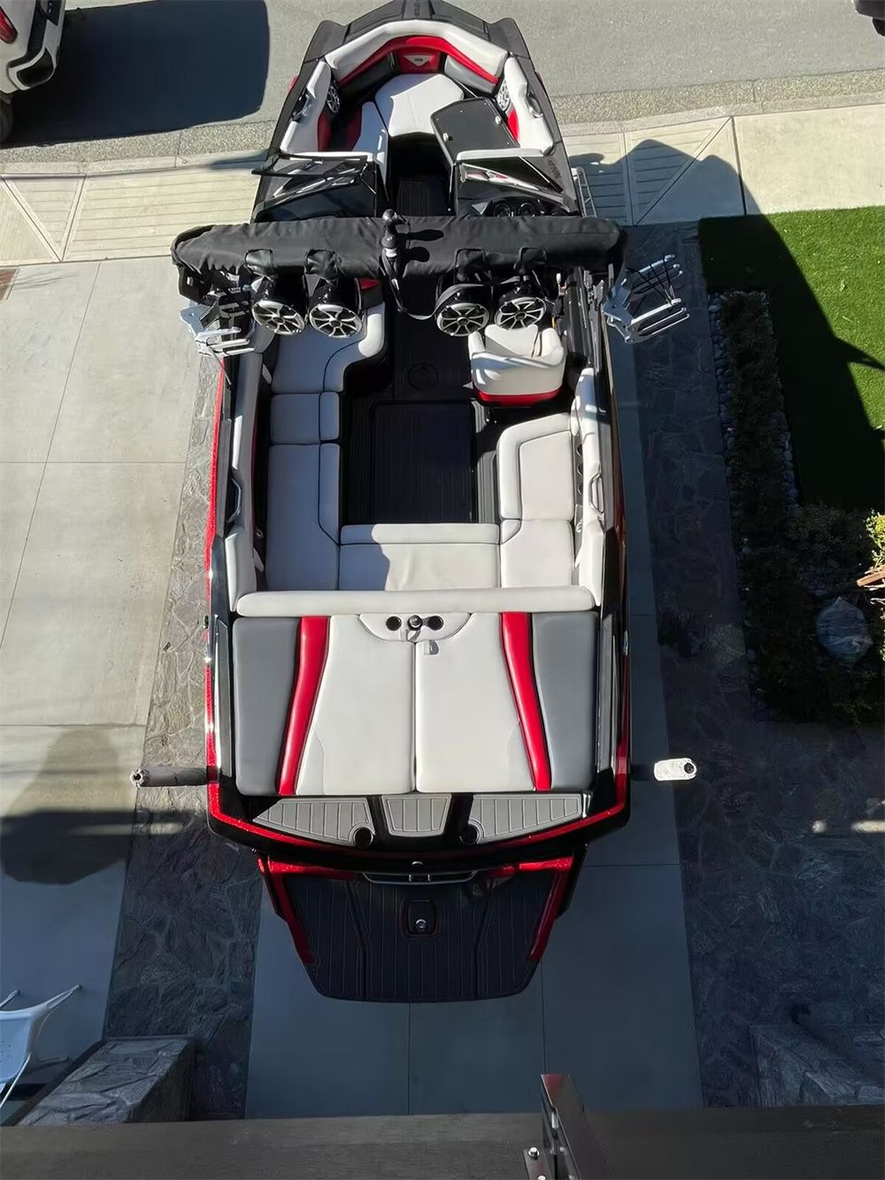 2015-2017 AXIS A22 Swim Platform Cockpit Pad Boat EVA Foam Teak Deck Floor Mat SeaDek MarineMat Style Self V1264-20260427-V112