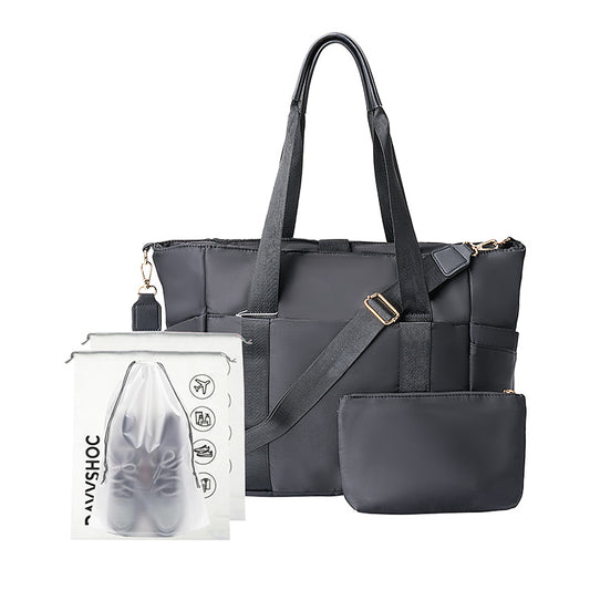 Travel Bags-Carry On Bag-Weekender Bags For Women-Duffle Bag For Travel-Gym Bag For Women-Overnight V1265-262-BLACK