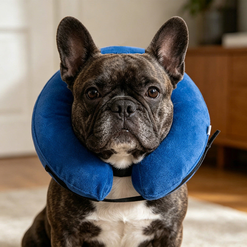 Inflatable Dog Cone Collar Alternative, Soft Dog Cone for Small Medium Large Dogs and Cats, Neck Recovery V1265-265-M