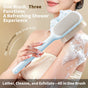 3-in-1 Multi-Functional Long-Handled Bath Brush, Combining Bath Sponge, Soft-Bristle Brush, and Washcloth in V1265-AU-011-LAN