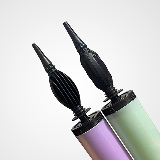 Hand-held balloon pump, macaron-colored plastic inflator, manual inflation tool specifically designed for V1265-AU-018