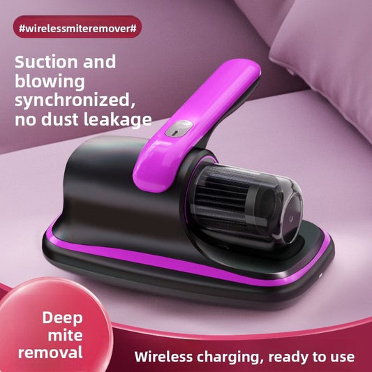 Home Wireless Dust Mite Remover, High-Powered Bed Vacuum, UV Sterilizing Fully Automatic Dust Mite Remover - V1265-AU-031-ZI