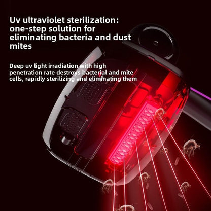 Home Wireless Dust Mite Remover, High-Powered Bed Vacuum, UV Sterilizing Fully Automatic Dust Mite Remover - V1265-AU-031-ZI