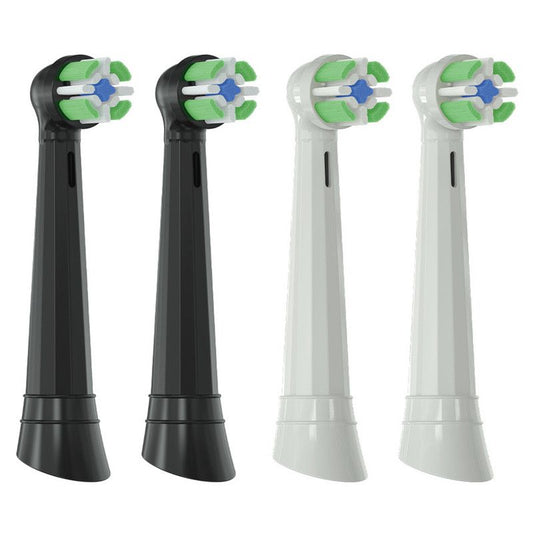Replacement brush heads for rotary electric toothbrushes. Compatible with Oral-B's IO series (not genuine). V1265-AU-038-4