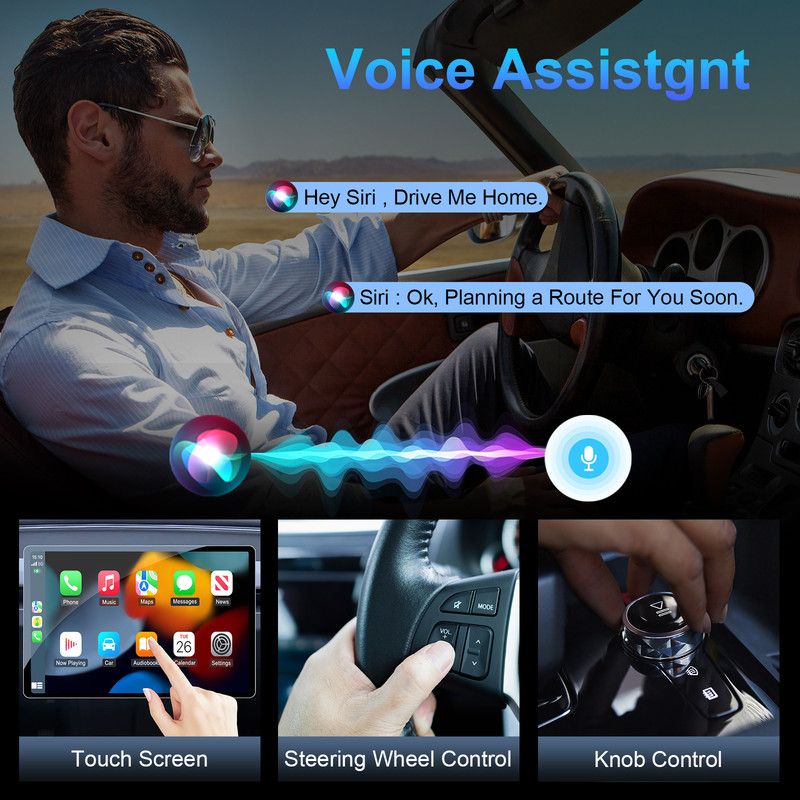 In-car wireless CarPlay adapter, plug-and-play V1265-AU-039-XZY-218