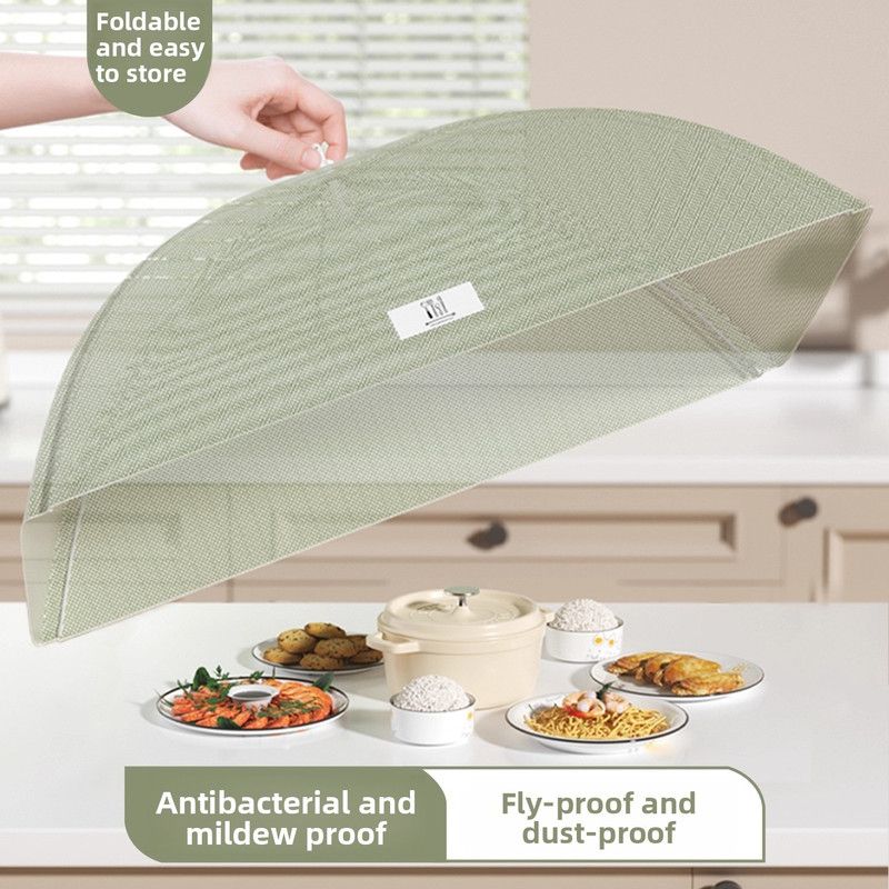 Foldable Mosquito-Proof Food Cover, Household Fly Screen, Fine-Mesh Breathable Dining Table Cover - Round V1265-AU-040-YUAN