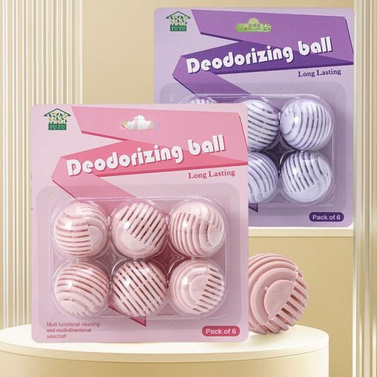 Shoe Deodorizing Balls - Odor-Eliminating and Antibacterial Aromatherapy Balls for Wardrobes and Shoe V1265-AU-046-HUANG