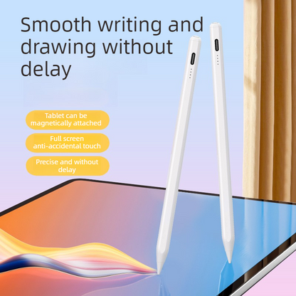 Magnetic iPad Capacitive Stylus, Compatible with Apple Tablets, Replaceable Tip Drawing and Handwriting V1265-AU-050-ZD04