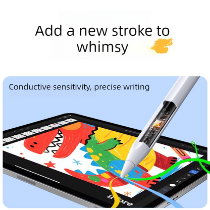 Magnetic iPad Capacitive Stylus, Compatible with Apple Tablets, Replaceable Tip Drawing and Handwriting V1265-AU-050-ZD04
