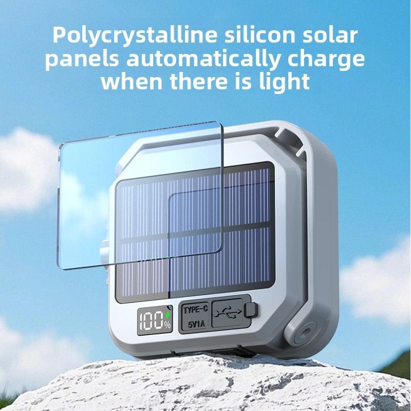 Solar Camping Light, 3-Level Color Temperature Adjustment, Waterproof Long-Lasting Outdoor Emergency Mood V1265-AU-058-BAI