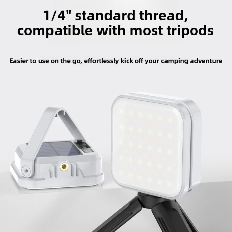 Solar Camping Light, 3-Level Color Temperature Adjustment, Waterproof Long-Lasting Outdoor Emergency Mood V1265-AU-058-BAI