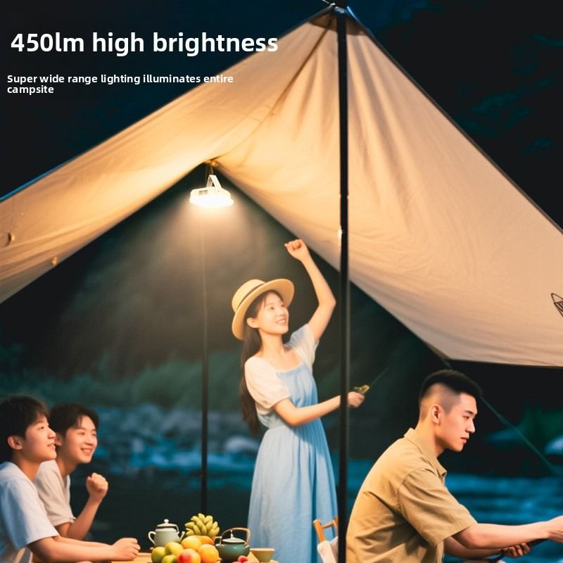 Solar Camping Light, 3-Level Color Temperature Adjustment, Waterproof Long-Lasting Outdoor Emergency Mood V1265-AU-058-BAI