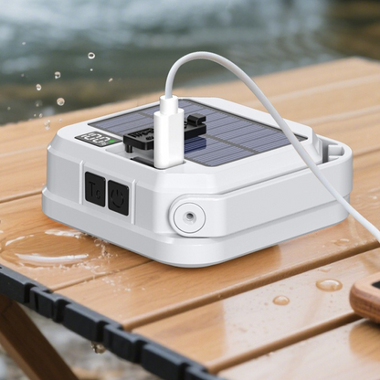 Solar Camping Light, 3-Level Color Temperature Adjustment, Waterproof Long-Lasting Outdoor Emergency Mood V1265-AU-058-BAI