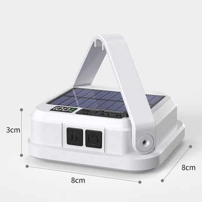 Solar Camping Light, 3-Level Color Temperature Adjustment, Waterproof Long-Lasting Outdoor Emergency Mood V1265-AU-058-BAI