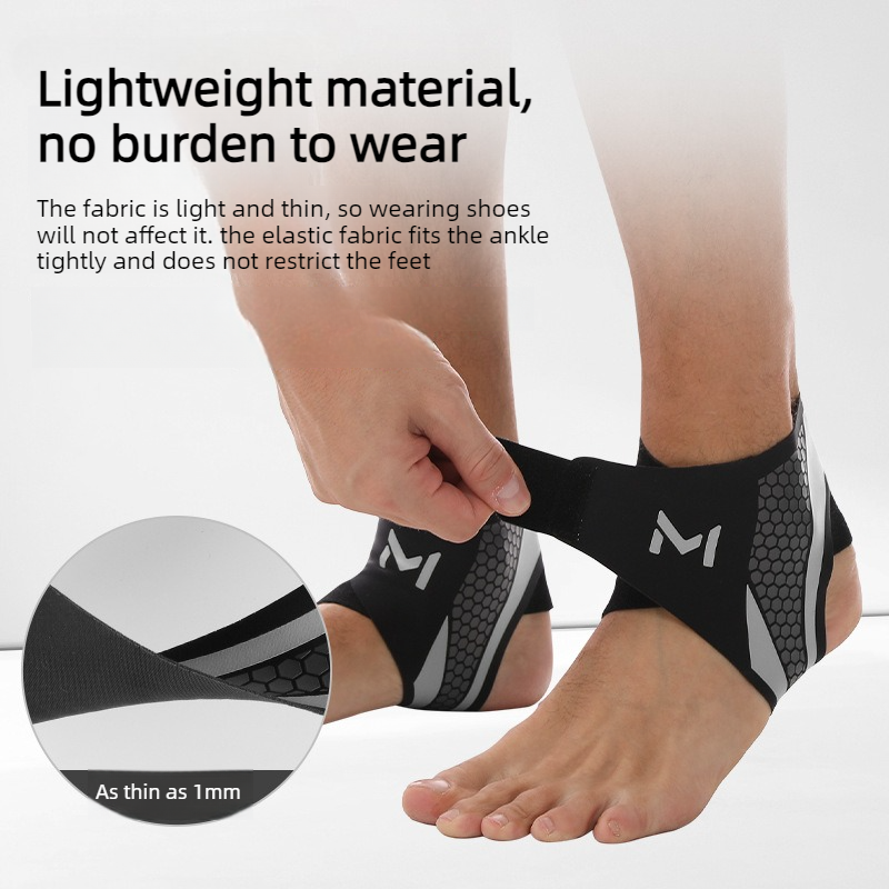 2-Pack Adjustable Compression Ankle Braces, Lightweight and Twist-Resistant - Purple V1265-AU-062-ZI