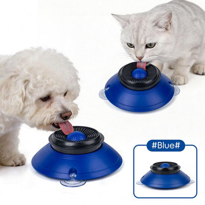 Slow Feeder Lick Bowl, Universal for Cats and Dogs, a Fun and Stimulating Feeding Tool - Blue V1265-AU-076-LAN