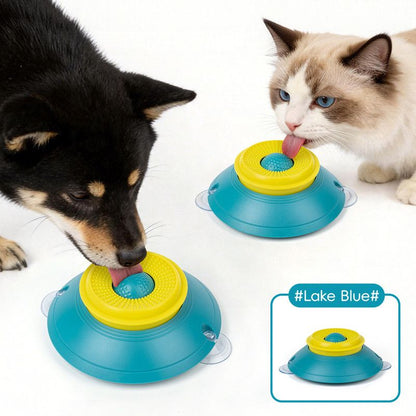 Slow Feeder Lick Bowl, Universal for Cats and Dogs, a Fun and Stimulating Feeding Tool - Green V1265-AU-076-LV