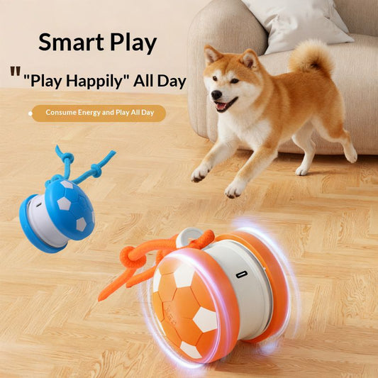 Smart Self-Rolling Pet Toy, Durable Chew Ball for Cats and Dogs to Keep Themselves Entertained - Blue V1265-AU-079-LAN