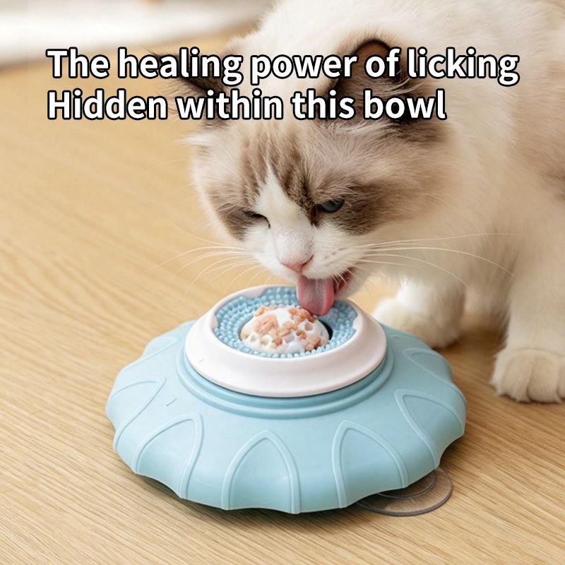Slow Feeder Bowl for Pets, Non-Slip Puzzle Feeder for Cats and Dogs - Blue V1265-AU-083-LAN