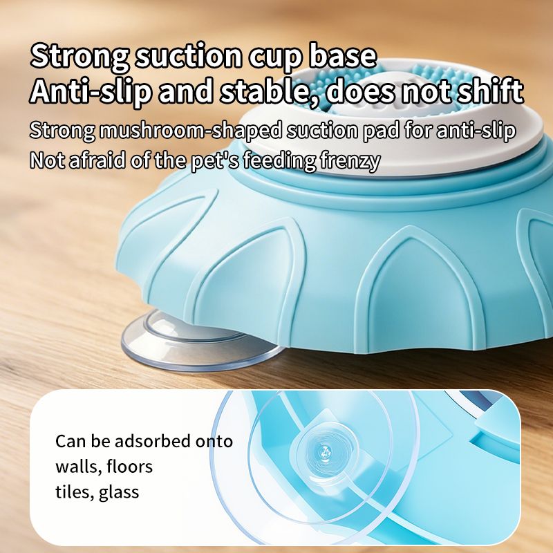 Slow Feeder Bowl for Pets, Non-Slip Puzzle Feeder for Cats and Dogs - Blue V1265-AU-083-LAN