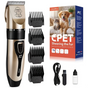 Quiet Pet Grooming Clipper Set for Home Use, Rechargeable Professional Grooming Clipper V1265-AU-096-BIAOPEI